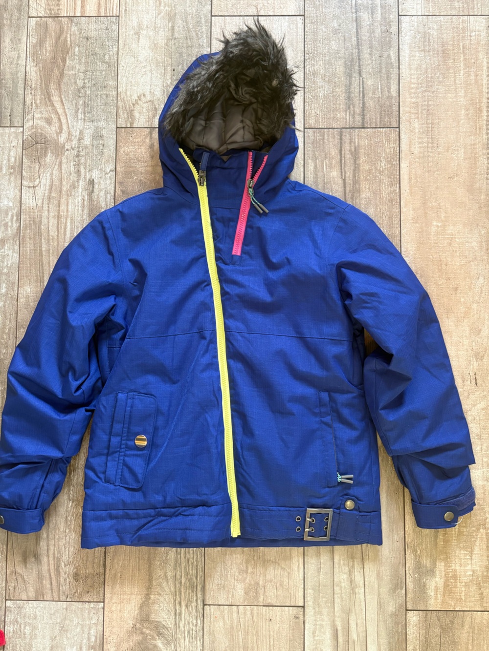 Firefly Girls Size M Blue snow ski winter  Jacket with hood waterproof